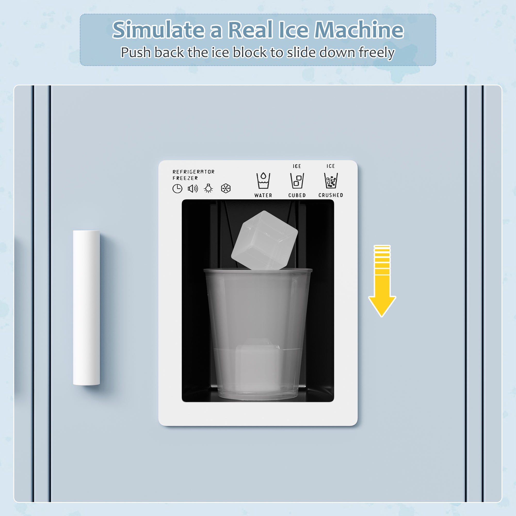 Hiphuta Play Kitchen for Kids, Wooden Kids Kitchen Playset with Plenty of Play Features, Chef Pretend Play Set for Boys and Girls Age Ages 3-10, Toys Kitchen with 11 Pcs Accessories, Blue